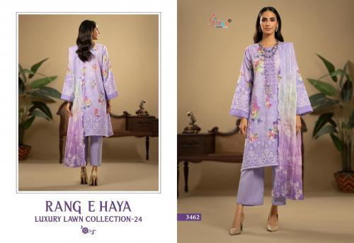 SHREE FAB RANG E HAYA LUXURY LAWN COLLECTION VOL-01 3462 Price - Chiffon Dup - 649, Cotton Dup - 700