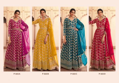 LT Fabric Nitya P-503 Colors  Price - 12080