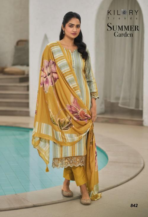 KILORY TRENDZ SUMMER GARDEN 842 Price - 1045