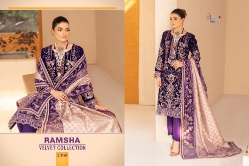 Shree Fab Ramsha Velvet Collection 2368 Price - 1449