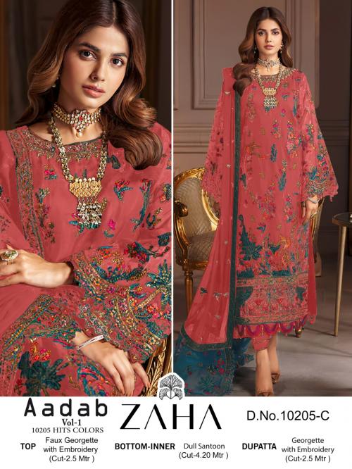 ZAHA AADAB VOL-1 10205-C Price - 1399