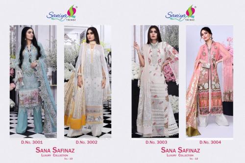 Saniya Trendz Sana Safinaz Luxury Collection 3001-3004