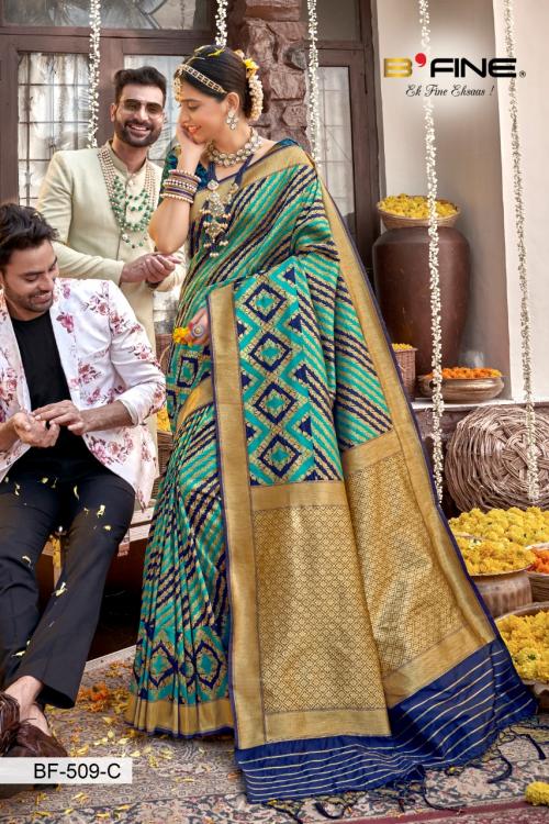 B Fine Saree Parampara BF-509-C Price - 2195
