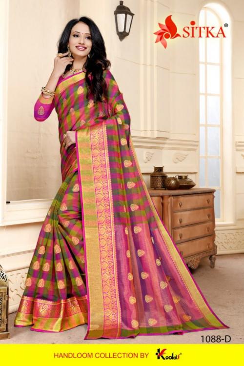 Sitka Saree Air Hostess 1088 D  Price - 660