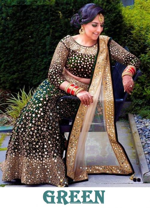 Bollywood Designer Lehenga LG-312 Green Price - 1399