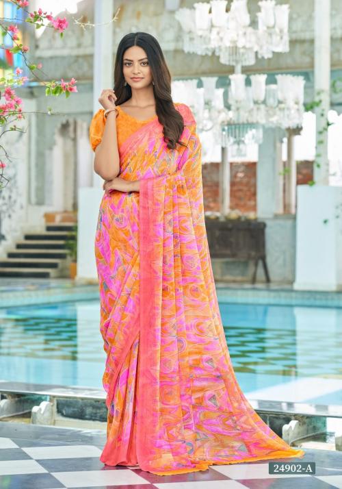 Ruchi Saree Star Chiffon 122nd Edition 24902-A Price - 617