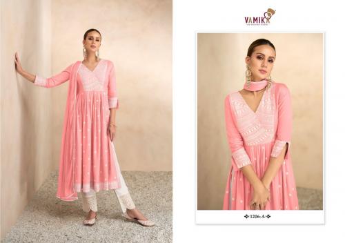 Vamika Fashion Aadhira Vol-4 Light 1206-A Price - 1495