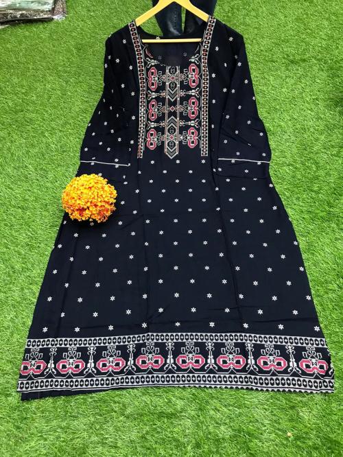 Non Catalog Jaipuri Cotton Block Printed Kurtis A	 Price - 450
