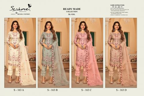 Serine Pakistani Suit Ready Made Collection S-163 Colors  Price - 6980