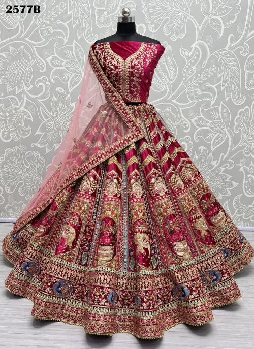 Anjani Art Bridal Lehenga Choli 2577-B Price - 13049