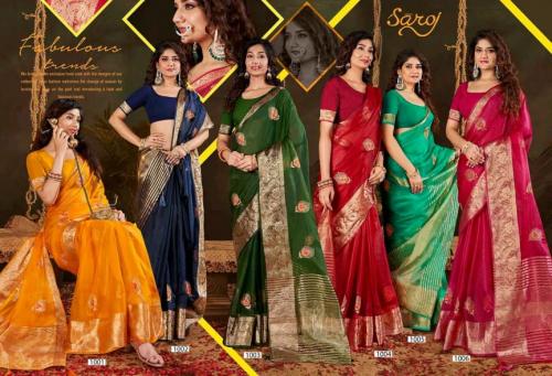 SAROJ SAREE LAILLA VOL-2 1001 TO 1006 Price - 3390