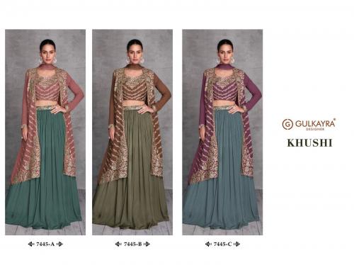 GULKAYRA DESIGNER KHUSHI 7445A-7445C Price - 7497