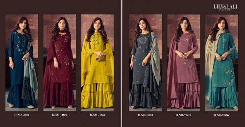 Lily & Lali Noor 7001-7006 Price - 8670