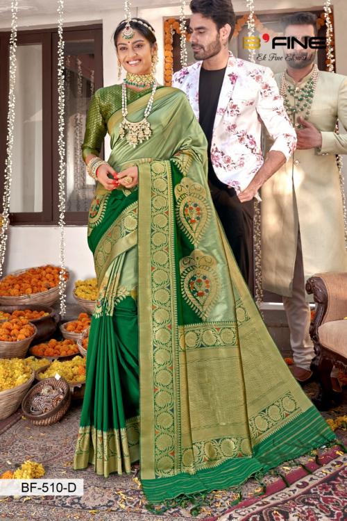 B Fine Saree Parampara BF-510-D Price - 2195