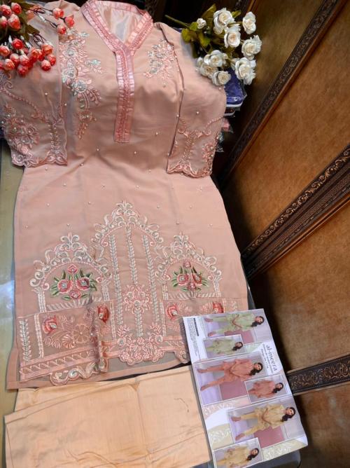 Al Meera Luxury Pret Collection 1116 Lightgold Price - 1150