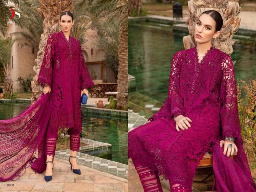 DEEPSY SUITS MARIA.B VOYAGE LAWN - 24 6053 Price - CHIFFON DUP - 1099, TO COTTON DUP - 1149