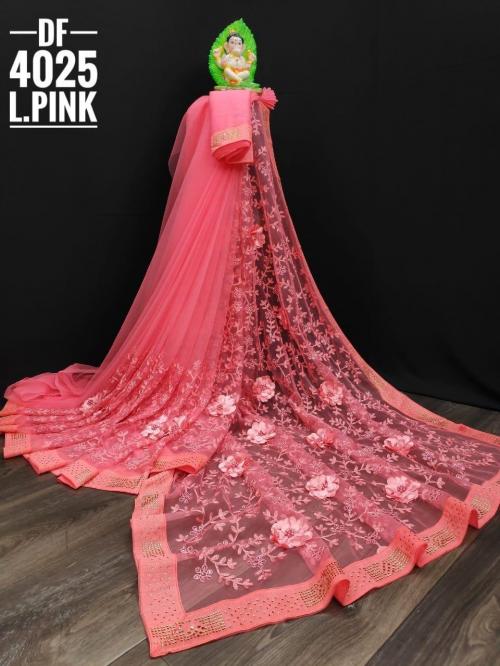 DF Saree 4025 Pink Price - 1400