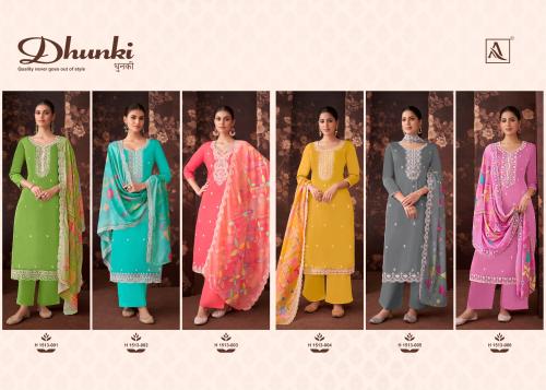 ALOK SUIT DHUNKI H-1513-001 TO H-1513-006 Price - 5340