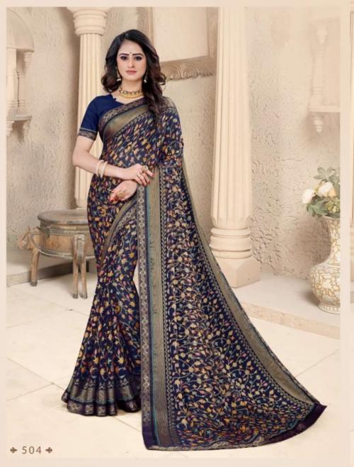 Ishika Sarees Varnika Brasso 504 Price - 745
