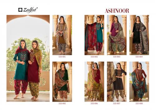 ZULFAT DESIGNER ASHNOOR 535-001 TO 535-008 Price - 4360