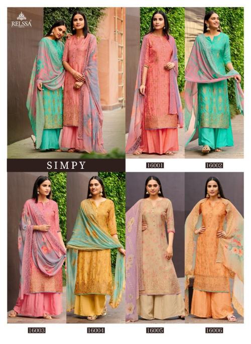 Relssa Fabrics Simpy 16001-16006 Price - 14970