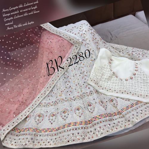 BR Designer Lucknowi Work Lehenga Choli BR 2280-E Price - 4599