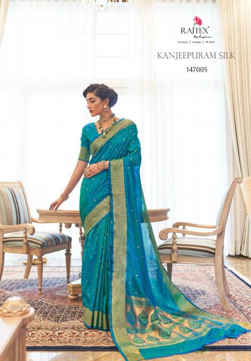 Rajtex Saree Kanjeepuram Silk 147005 Price - 1245