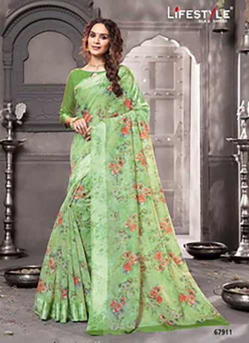 Lifestyle Saree Pravina Cotton 67911 Price - 606