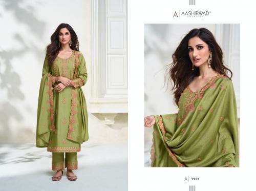 Aashirwad Creation Gulkand Olive 9727 Price - 1750