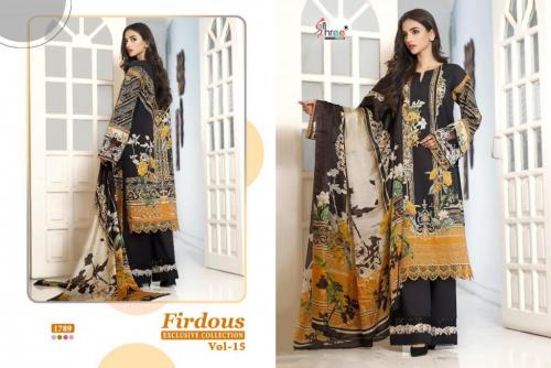 Shree Fab Firdous Exclusive Collection 1789 Price - Chiffon Dup-849 , Cotton Dup-901	