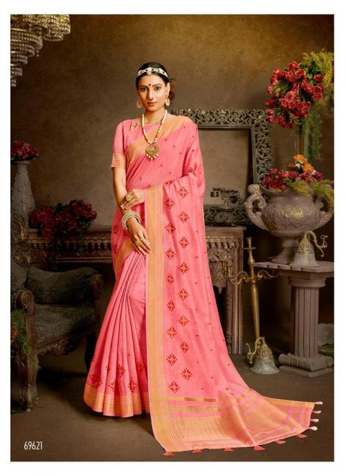 Lifestyle Saree Jaipuri Linen 69621-69626 Series