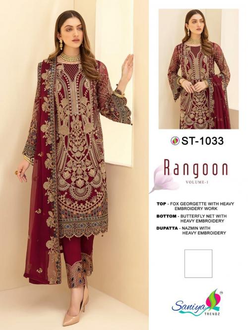 Saniya Trendz Rangoon 1033 Price - 1349