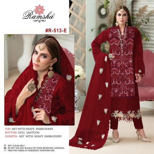 Ramsha Suit R-513-E Price - 1550