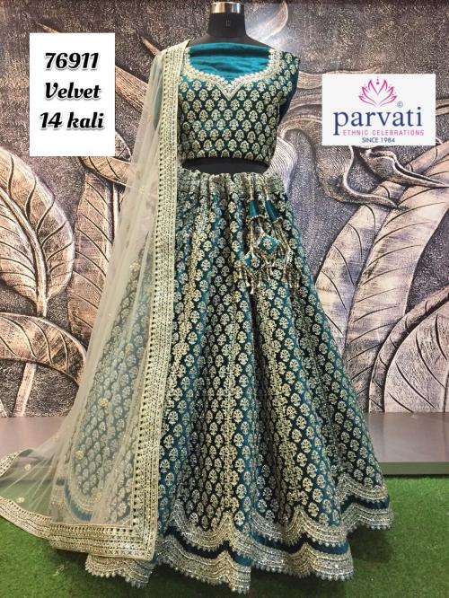 Parvati Designer Lehenga 76911-B Price - 10950