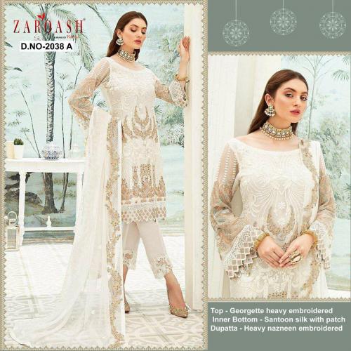 Khayyira Suits Zarqash Noor 2038-A Price - 1290
