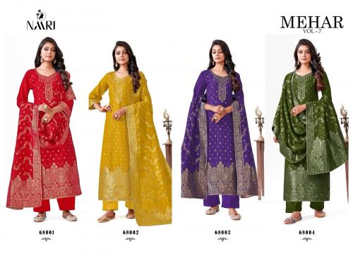 NAARI MEHER VOL-7 68001 TO 68004 Price - 4580