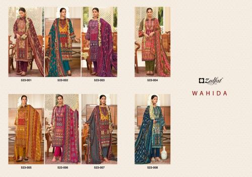 Zulfat Designer Wahida 523-001 to 523-008 Price - 4360