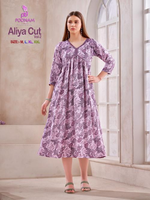 Poonam Designer Aliya Cut 1004 Price - 549
