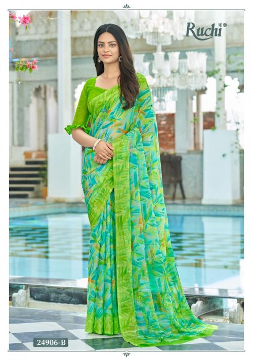 Ruchi Saree Star Chiffon 122nd Edition 24906-B Price - 617