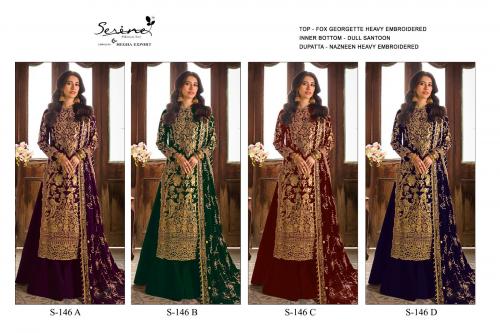 Serine Pakistani Suit S-146-A Price - 5236