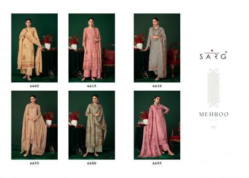 Sahiba Sarg Mehroo 6605-6695 Price - 12870