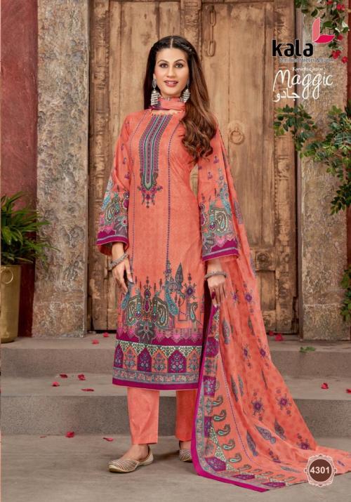 Kala Fashion Maggic Karachi Cotton Vol-18 4301-4312 Series