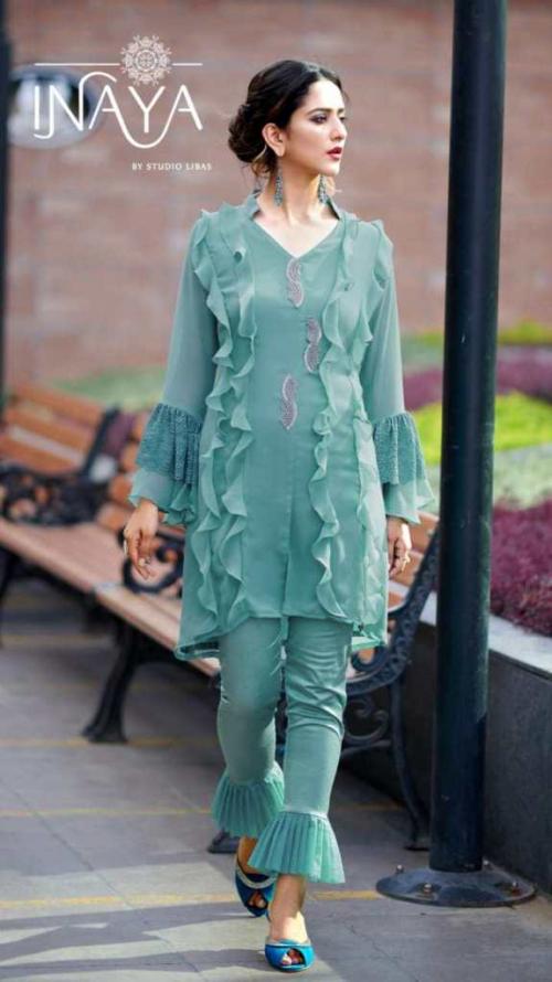Inaya By Studio Libas Luxury Pret Collection Blue Price - 1450