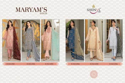 Shenyl Fab Maryam Gold 170-1706 Price - 8094