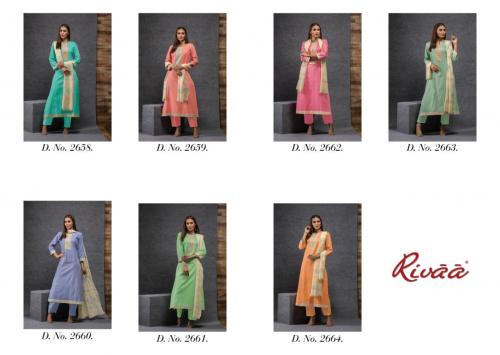 Rivaa Exports Surekha 2658-2664 Price - 7035
