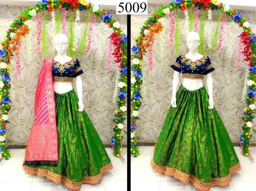 Peafowl Banarasi Lehenghas 5009 Price - 1599