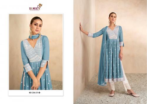 Vamika Fashion Aadhira Vol-4 Light 1206-D Price - 1495