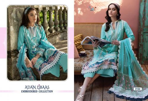 Shree Fab Adan Libaas Embroidered Collection 3144 Price - 1049