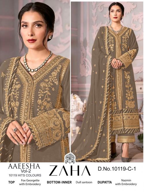 ZAHA AAEESHA-VOL-2 10119-C-1 TO 10119-C-4