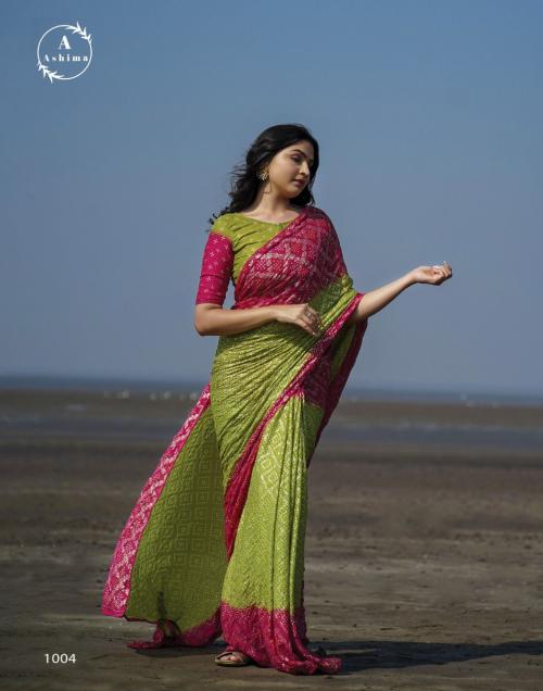 Ashima Bandhani Foily 1004 Price - 900